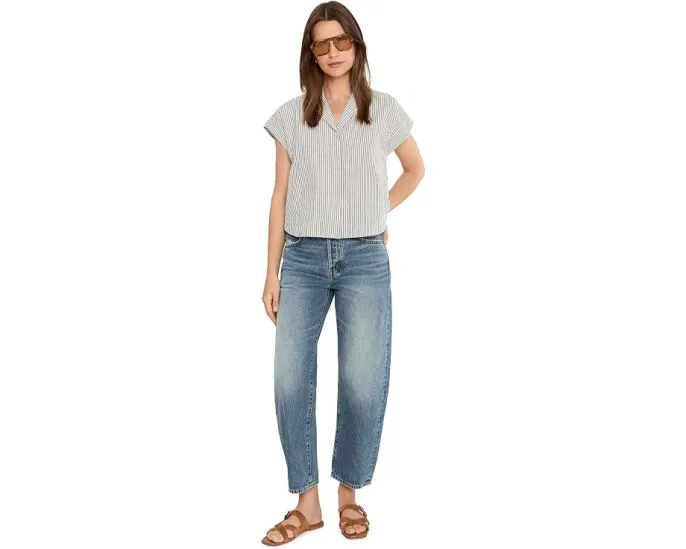 Брюки The Barrel в цвете Solstice от Madewell