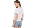 Хлопковая футболка Eyelet All Day Tie Tee Sanctuary