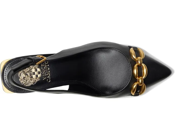 Туфли Vince Camuto Hamden на каблуке с цепью и ремешком на щиколотке