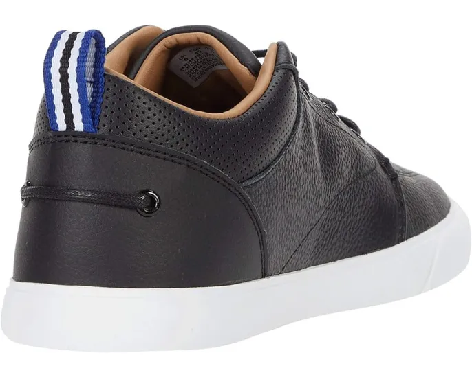 Lacoste Bayliss Sneakers кожаные кеды с перфорацией и фирменным крокодилом