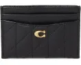 Картхолдер COACH с стежкой Pillow из мягкой кожи