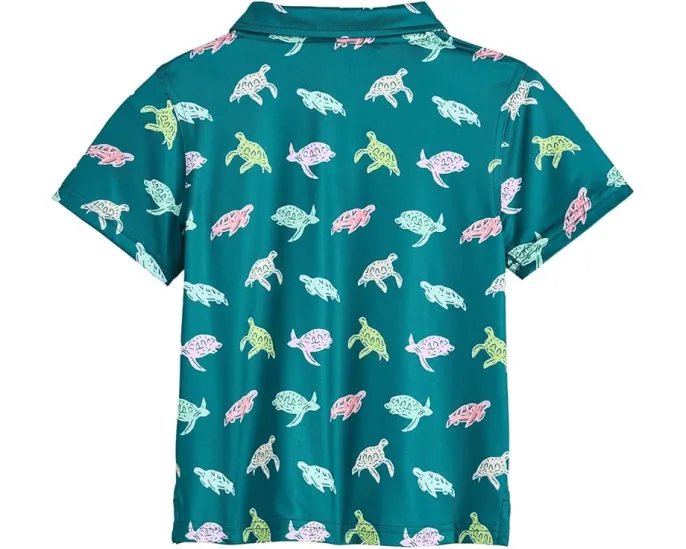 Детское поло Chubbies Kids с черепахами