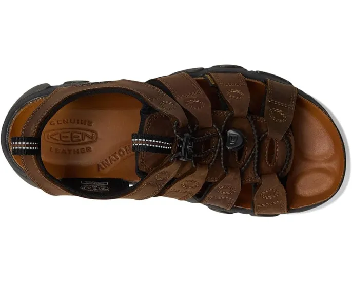 Сандалии KEEN Daytona II с водонепроницаемой кожей и пробковой подошвой