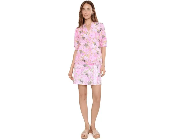 Lilly Pulitzer топ Brinelle с разноцветным цветочным принтом