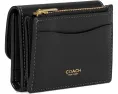 Мини-кошелек COACH Essential Card Holder из телячьей кожи на молнии