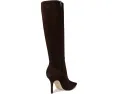 Ботильоны Nine West Gerty из замши темно-коричневого цвета на каблуке