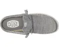 Кроссовки Hey Dude Wally Slip Stretch Sox с эластичными шнурками и технологией Flex & Fold