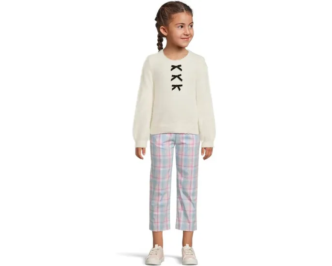 Детский свитер Janie and Jack Fuzzy Mini Bow с бантом и длинными рукавами