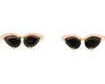 Серьги Sunglasses Studs с эмалевым акцентом и цирконием