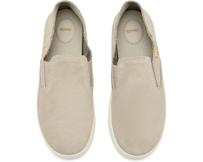 Кеды Sanuk Tydal Slip-On Leather замшевые