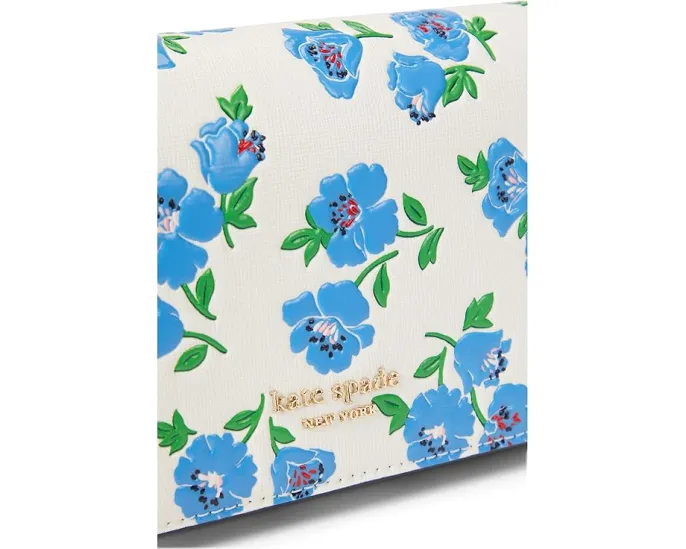 Кошелек Kate Spade New York Devin Springtime Blooms Flap Chain с цепочкой