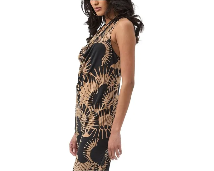 Топ Trina Turk Mosiac с каплевидным вырезом и принтом