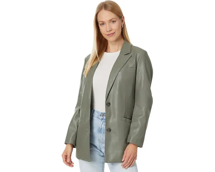 Пиджак Levi's из искусственной кожи с одним рядом пуговиц