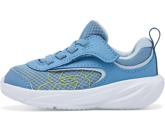 Детские кроссовки Surge 5 с альтернативной шнуровкой Under Armour сине-зеленые