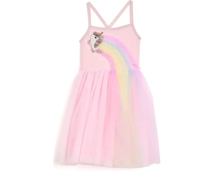 Платье Lola and The Boys Unicorn Rainbow Tulle Dress из фатина с единорогом