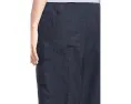 Утилитарные брюки L.L.Bean Premium Linen Breezy с широкими штанинами и карманами карго