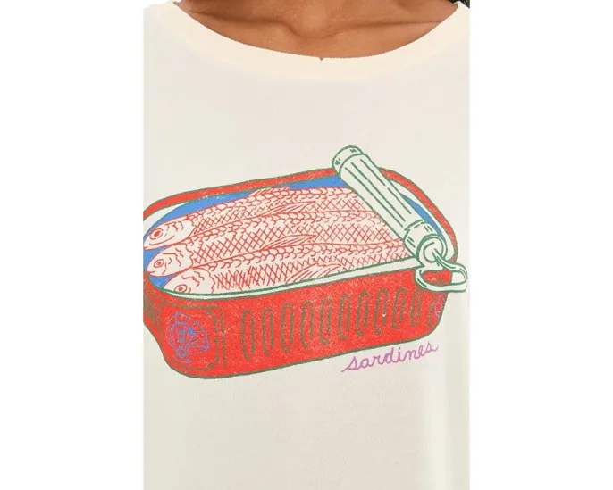 Свитер Free People Graphic Camden с принтом и удлиненным низом