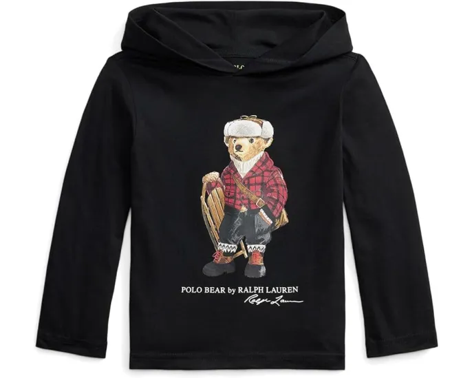 Хлопковая толстовка Polo Ralph Lauren Kids с медвежонком для детей постарше