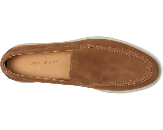 Peter Millar Excursionist Nubuck Venetian Loafers из нубука с мягкой кожаной подкладкой