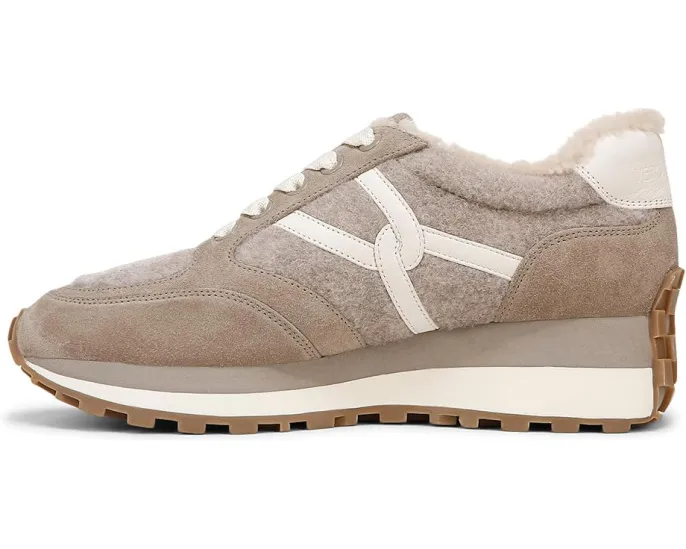 Ботинки Veronica Beard Valentina 3 с клиновидным каблуком и меховой отделкой