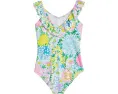 Купальник Lilly Pulitzer Kids Janah с защитой UPF 50+ и оборкой для девочек