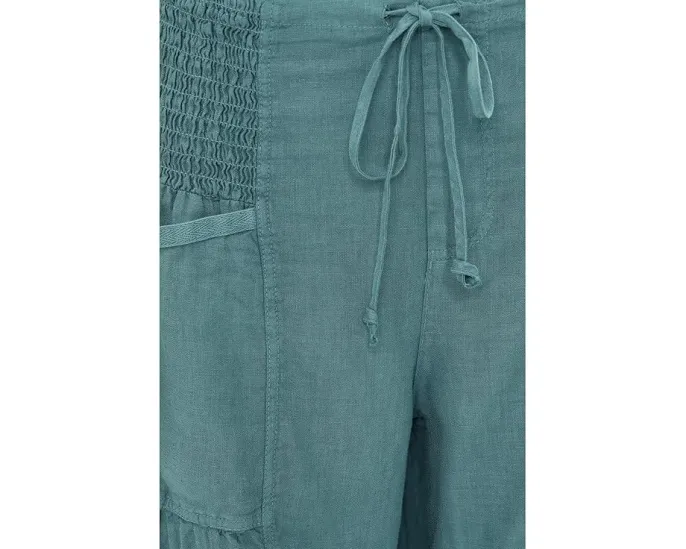 Широкие льняные брюки Coleson со шнурком на поясе от XCVI