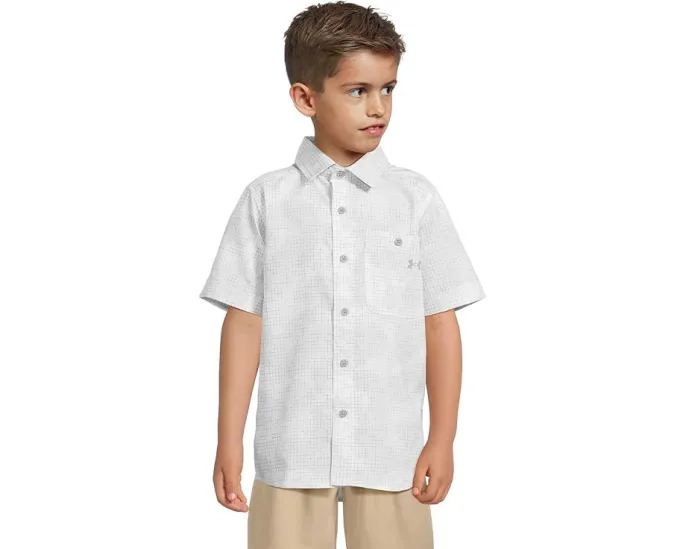 Under Armour Kids рубашка Camo Fish с короткими рукавами