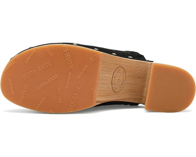 Kork-Ease сабо Tomika из итальянской замши с декоративной строчкой