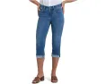 NYDJ Джинсы Marilyn укороченные с манжетами Wild River из денима Cool Embrace