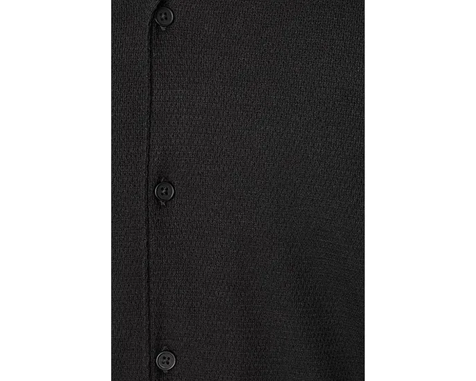 Рубашка Cabana Mesh Knit Short Sleeve от Vince черная