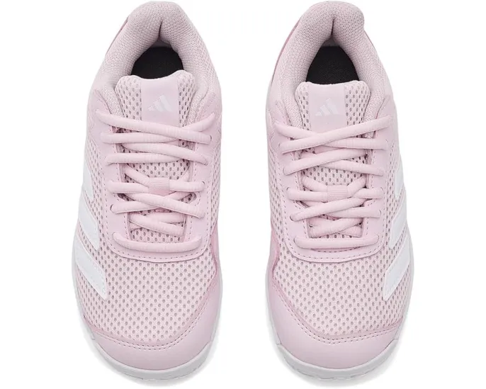 Adidas Courtflash Tennis детские кроссовки розовые с белым