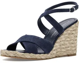 Сандалии Stuart Weitzman Alyssa на танкетке из замши и кожи