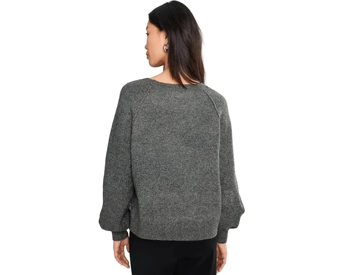Crew Neck with Raglan Puff Sleeve