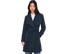 Пальто Lauren Ralph Lauren с запахом и поясом из крепа