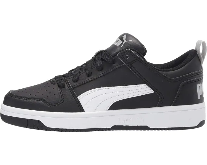 Кроссовки Puma Kids Rebound Layup Lo из кожзама для детей
