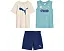 Детский набор футболка майка и шорты Puma из 3 предметов
