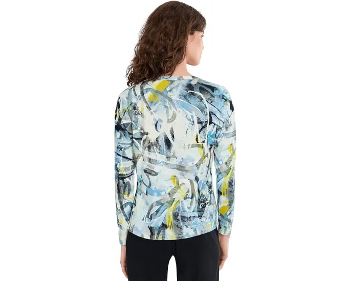 Топ Elliott Lauren Collage с длинным рукавом и камуфляжным принтом