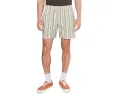Шорты RVCA Exotica Seersucker Elastic 17 с эластичным поясом и карманом на пуговице