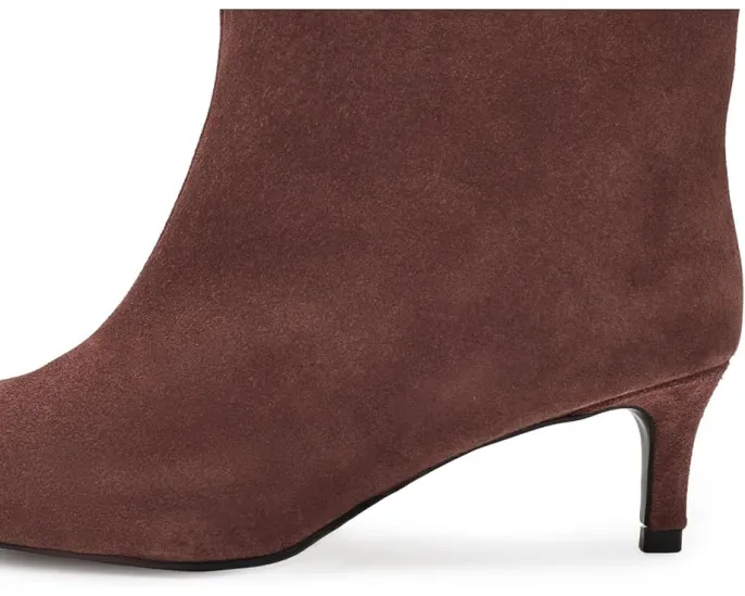 Ботинки Free People Kiki Kitten Heel с заостренным носком и низким каблуком