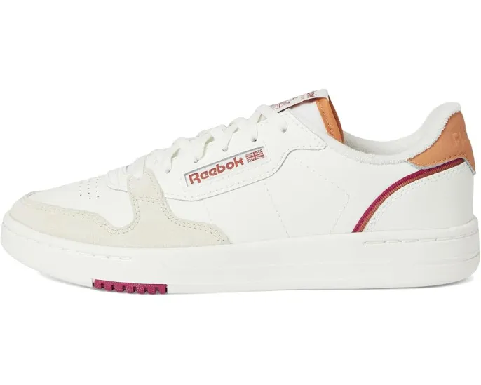 Кроссовки Reebok Phase Court в винтажном стиле с верхом из кожи и замши