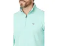 Кофта Vineyard Vines Saltwater Quarter Zip на молнии из мягкой смесовой ткани