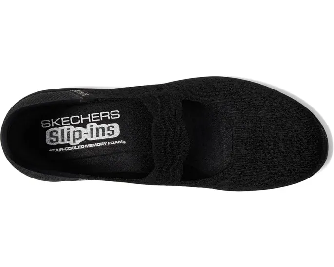 Веганские слипоны Skechers Arya с технологией Hands Free Slip-Ins и памятью формы