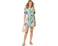 Комбинезон-платье шифт Lilly Pulitzer Salem с кружевом и шлицей