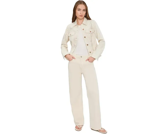 Джинсовая куртка Liverpool Los Angeles в стиле тракер с клешом