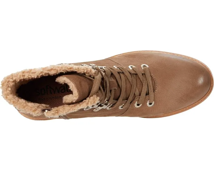 Ботильоны SoftWalk Wilcox с искусственным мехом и подошвой sawtooth