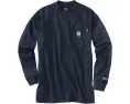 Большой и высокий рост Огнестойкая футболка Carhartt Force Cotton с длинным рукавом