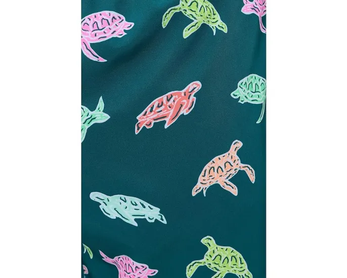 Плавки Chubbies The Turtally Awesomes 14 см с быстросохнущей тканью и карманом на молнии