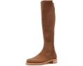 Ботинки Stuart Weitzman 5050 Gisele до колена из замши с эластичной вставкой