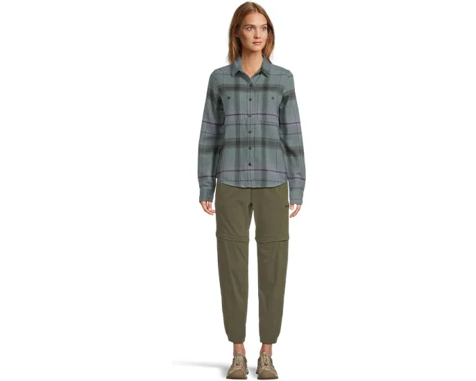 Рубашка Mountain Hardwear Plusher с длинным рукавом из органического хлопка