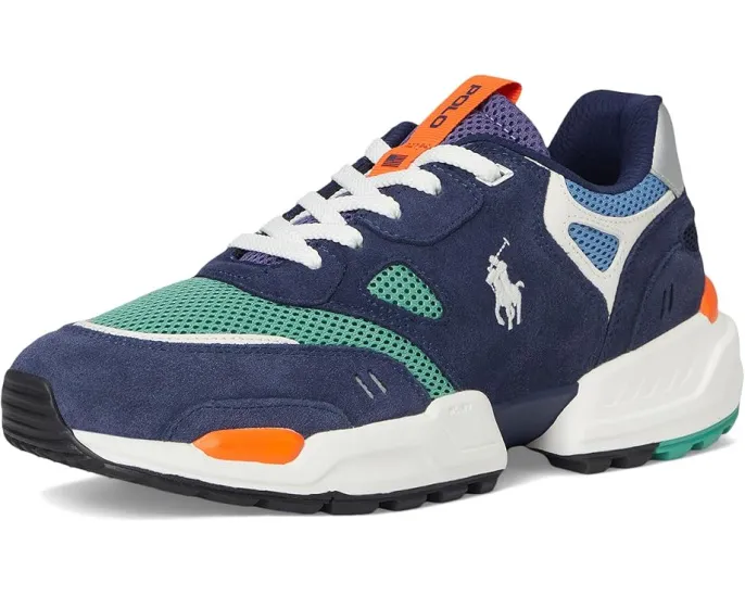 Кроссовки Polo Ralph Lauren Jogger Suede & Mesh с логотипом Pony